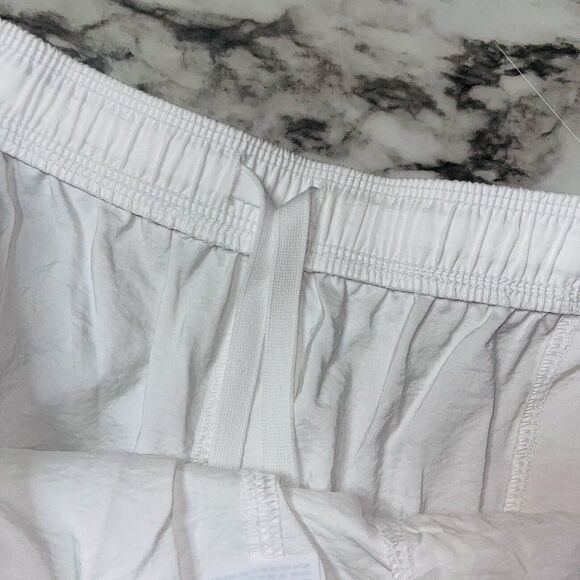 Champion | Shorts Athletic Elastic Waist Drawstring Logo | White | Women | L - Picture 6 of 7